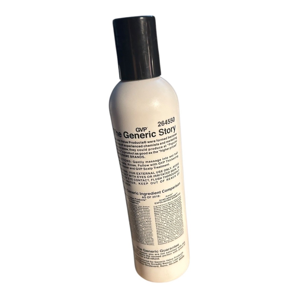 Generic Value Products Exfoliating Shampoo 8oz New - Picture 2 of 2